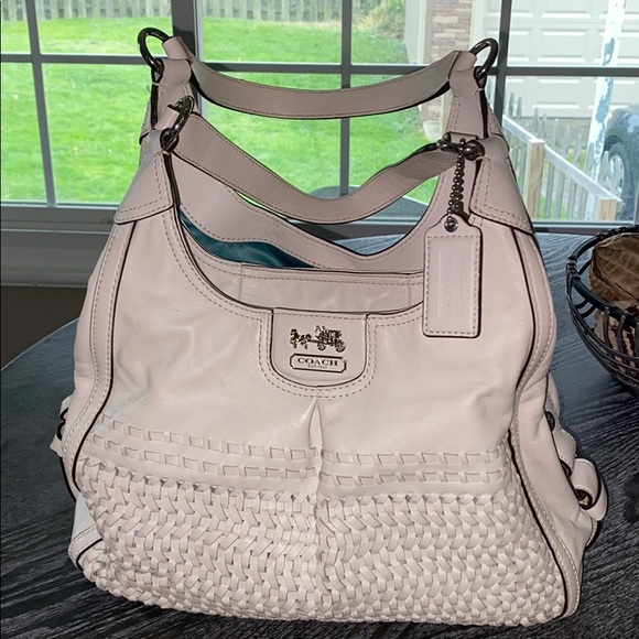 coach woven purse